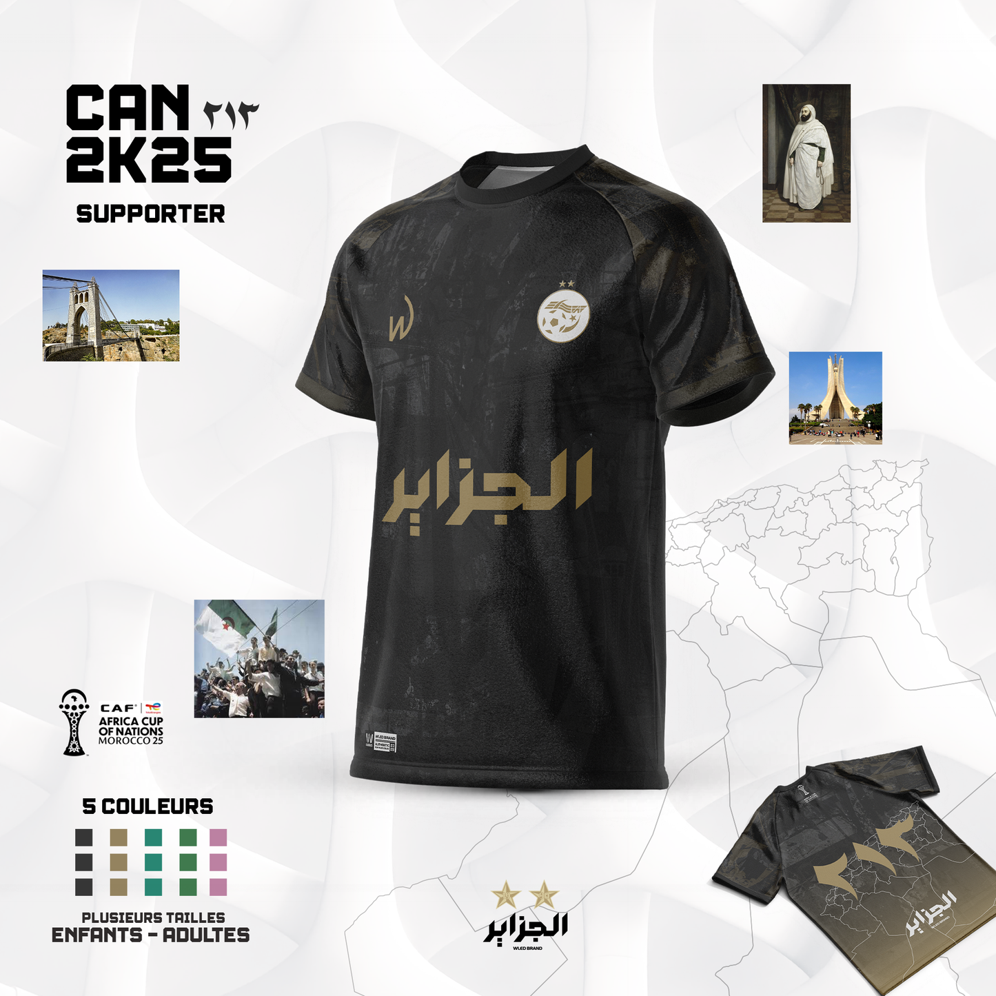 🇩🇿 Maillot Concept Algérie – Édition Spéciale CAN 2025 - Précommande