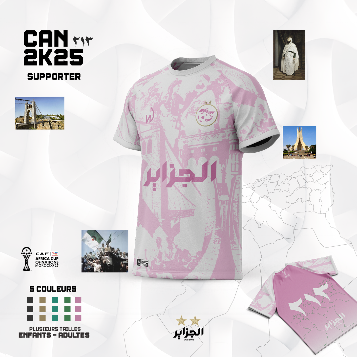 🇩🇿 Maillot Concept Algérie – Édition Spéciale CAN 2025 - Précommande